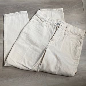 NWT JCREW CREAM JEANS